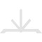 Ekena Millwork Vanguard Architectural Grade PVC Gable Bracket, 108"W x 63"H x 2"D x 6"F, 14/12 Pitch GBP108X63X0206VAN00 - alternate 4